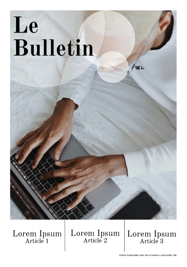 Créer votre propre article de journal Happiedays